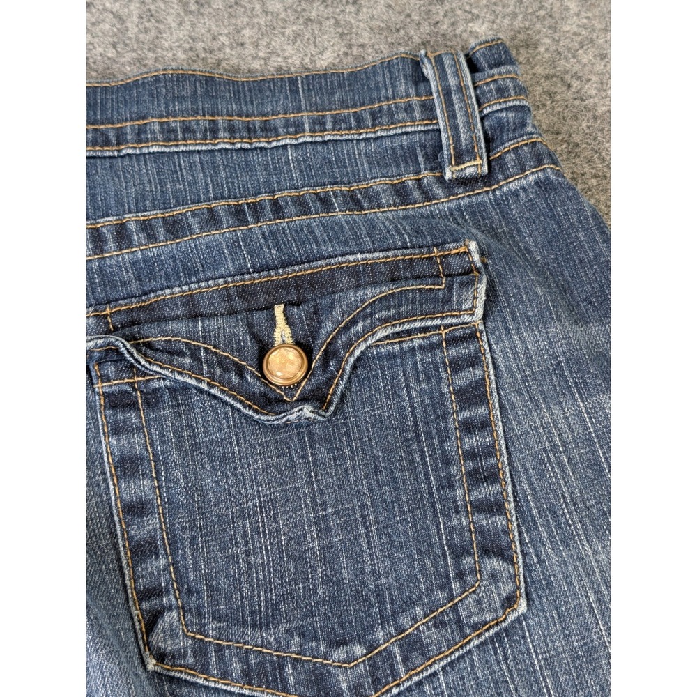 Jordache Womens Bootcut Jeans Size 16 Dark Wash Stretch Denim JM391112 - Picture 10 of 14